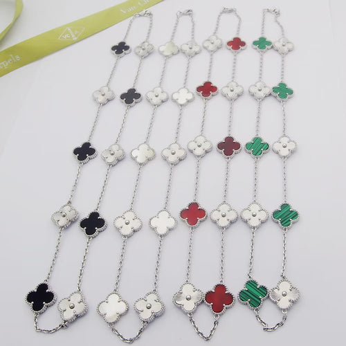 (Half Color) Clover Necklaces
