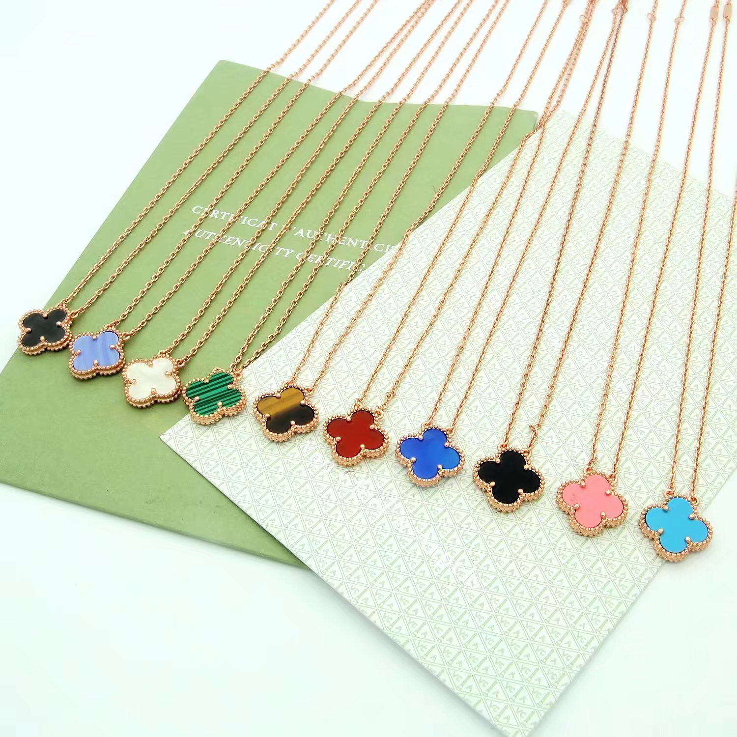 (All) Single Clover Necklaces