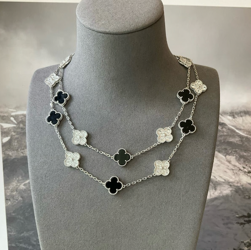(Diamond Extra Long) Clover Necklaces